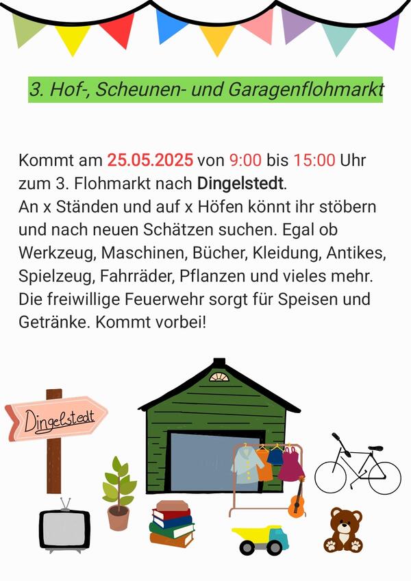 Bild vergrößern: Flohmarkt Anmeldung 25
